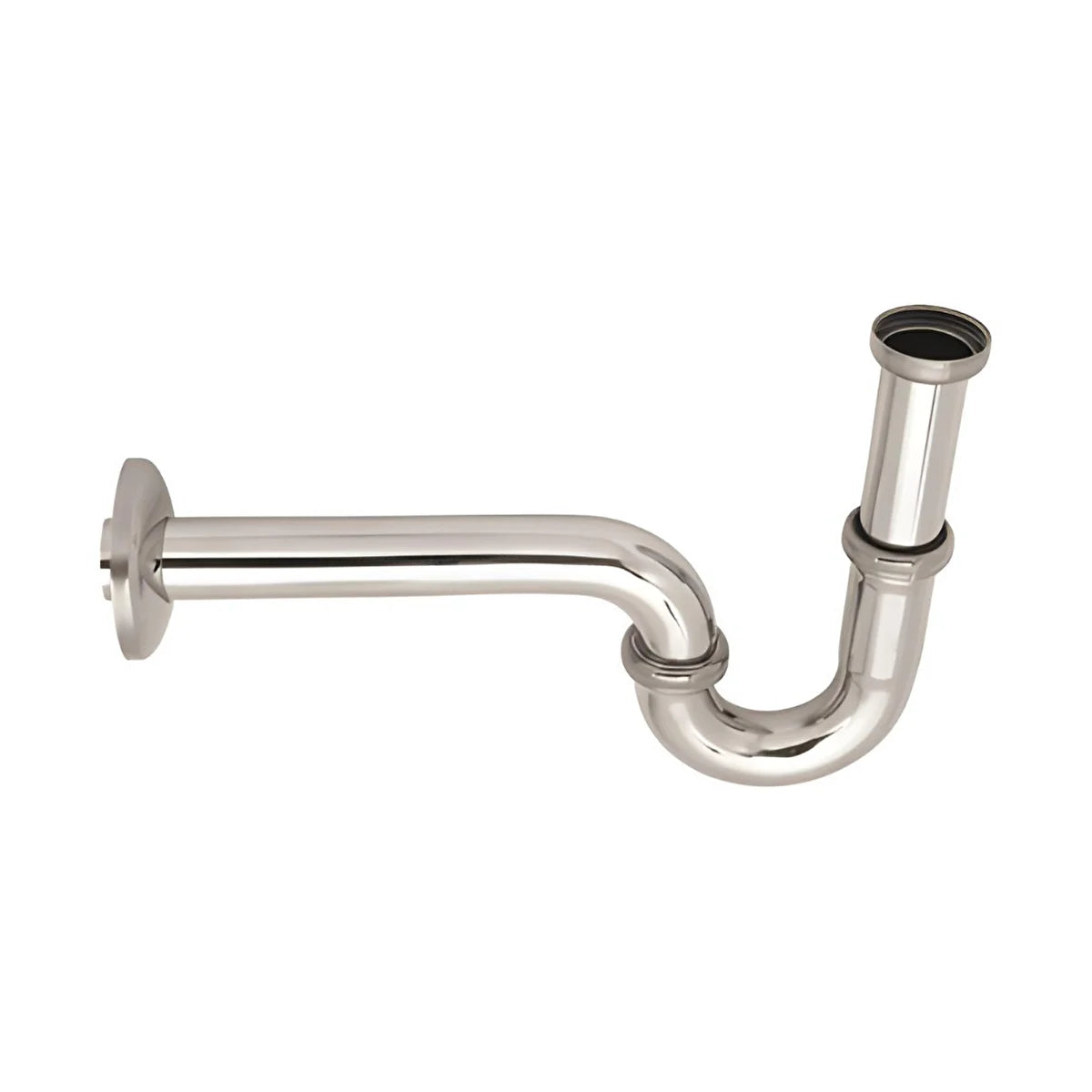 Chrome U-Bend Sink Trap