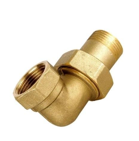 Brass Union Elbow Male x Female Threaded 90°