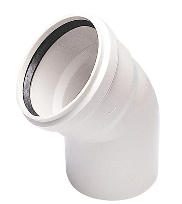 PVC Wastewater Elbow 45'
