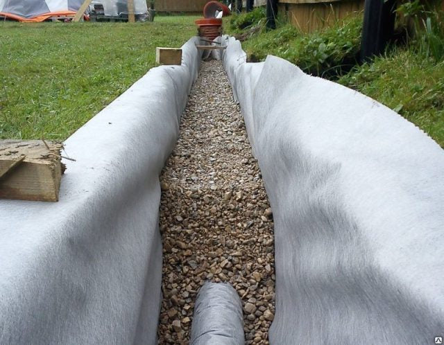white pp geotextile sheet